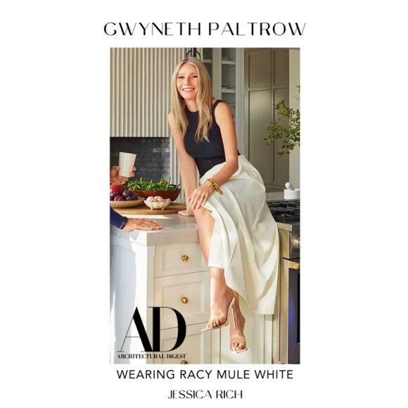 Jessica Rich Diamond Wedge Silver New in Box Size 9 39 Lucite Heel Slingback - Picture 6 of 16